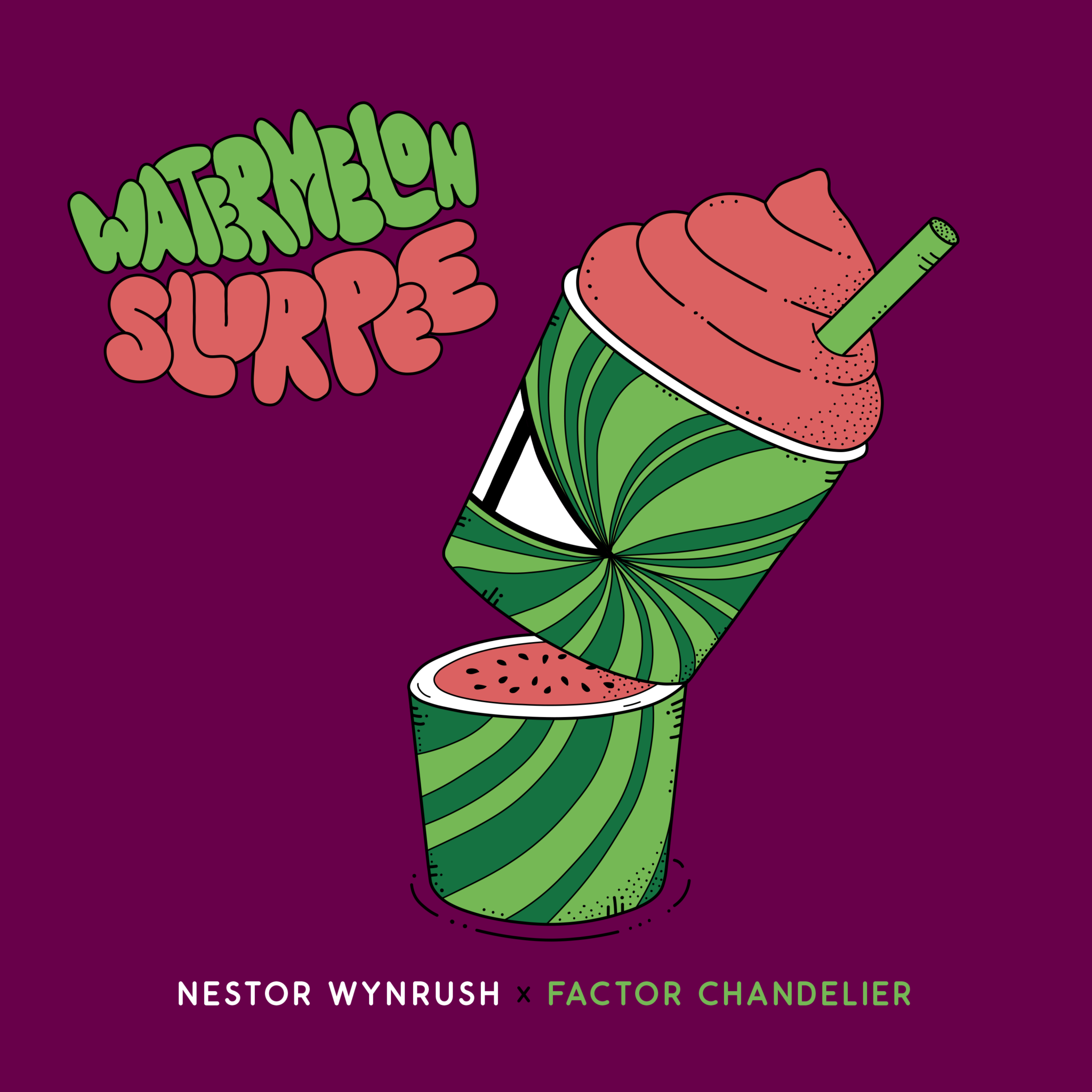 Nestor Wynrush x Factor Chandelier - Watermelon Slurpee